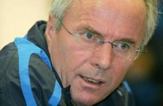 Sven-Göran Eriksson, Coach of England (AFP)