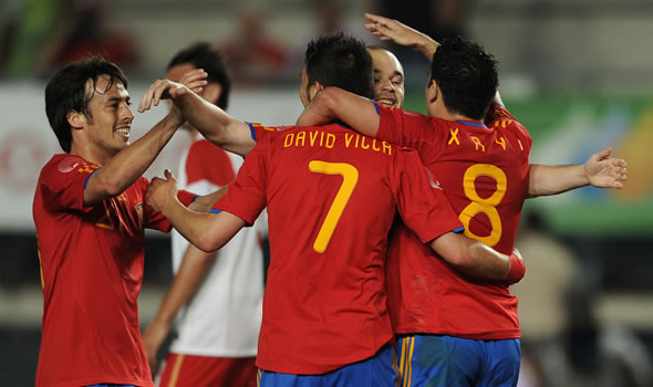 ესპანეთმა პოლონეთის ნაკრები გაანადგურა