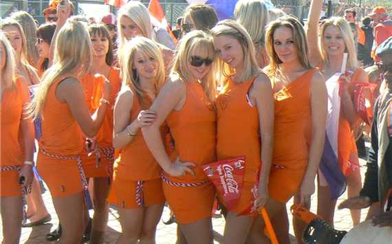 Dutch fans at Soccer City - Fifa World Cup 2010 
