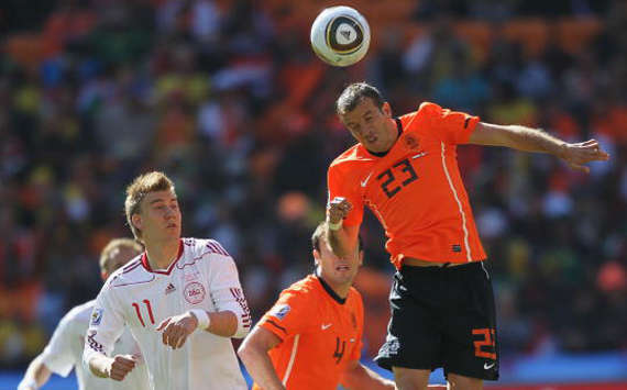 Netherlands v Denmark - Rafael Van der Vaart; Nicklas Bendtner  (Gett)