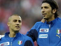 Cannavaro and Buffon of Italy