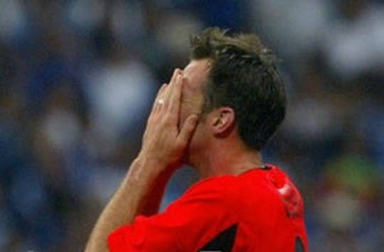 Bart Goor (Belgium) desperation (AFP)