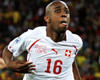 Gelson Fernandes reels away in ecstasy after netting Switzerland's shock winner over Spain (Getty Images)