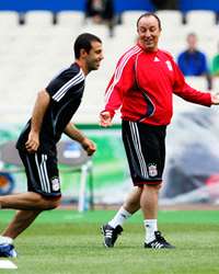 Javier Mascherano & Rafael Benitez, Liverpool (Getty Images)