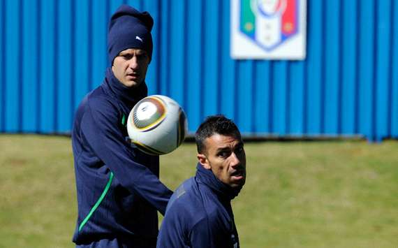 Alberto Gilardino & Fabio Quagliarella, Italy (Getty Images)