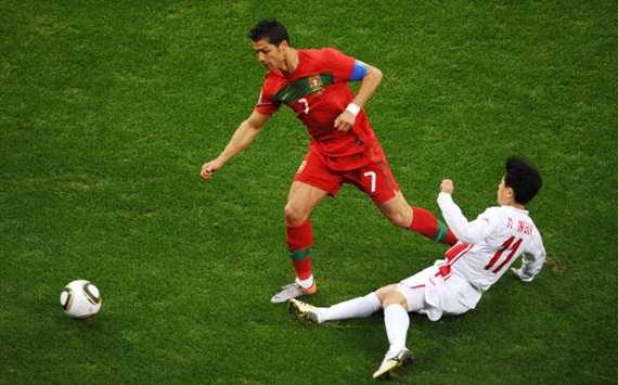 Portugal v North Korea: Mun In-Guk; Cristiano Ronaldo  (Getty)