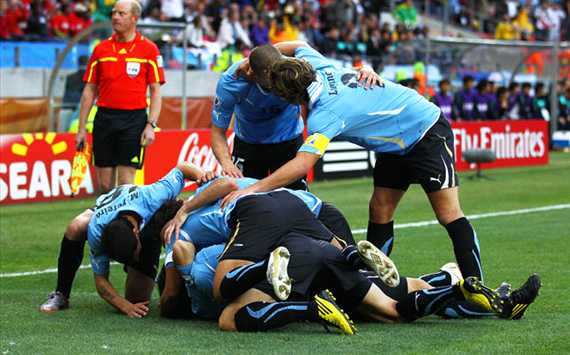 Uruguay jubelt: Ab ins WM-Viertelfinale! (Getty Images)