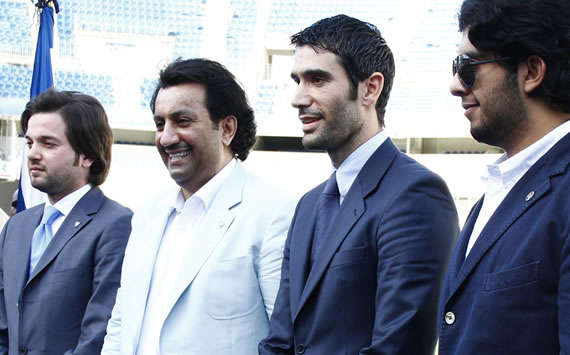 Shaikh Abdullah Al-Thani, Fernando Sanz, Malaga (Malaga CF)