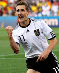 World Cup 2010 - Germany vs England,  Miroslav Klose(Getty Images)  