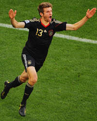 FIFA Piala Dunia 2010 - Argentina vs Jerman: Thomas Muller - Jerman (Getty Images)
