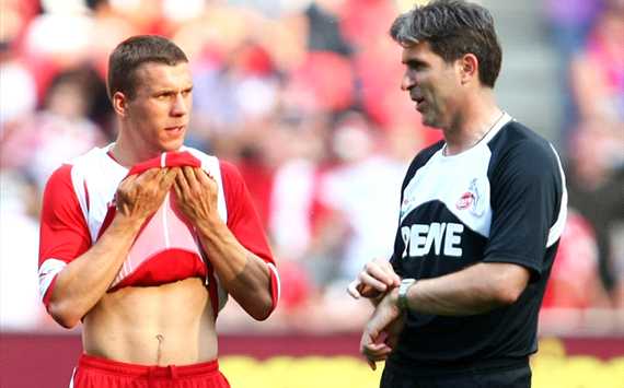 Kölner Konferenz: Soldo und Podolski im Gespräch (Getty)