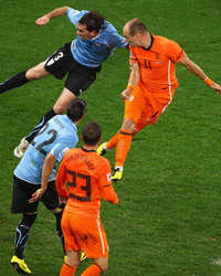 FIFA World Cup 2010 -Uruguay vs Netherlands,  Arjen Robben  (Getty Images)