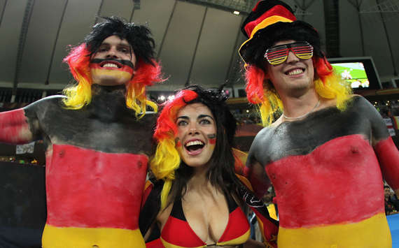 WC 2010 - Germany fans (Getty Images)
