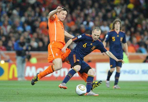 From Barcelona champion to World Cup villain - how AC Milan's Mark van Bommel became Andres Iniesta's only enemy in football