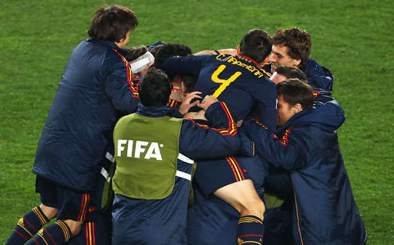 Spain, World Cup 2010 (Getty Images)