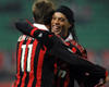 Ronaldinho & Huntelaar - Milan (Getty Images)