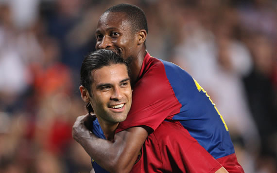 Rafa Marquez, Seydou Keita, Barcelona (Getty Images)