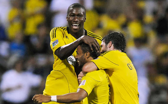Andy Iro, Danny O'Rourke, Leandre Griffit, Columbus Crew, MLS (Getty Images)