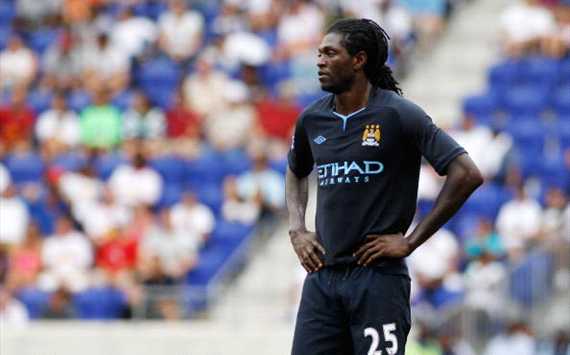 Pre season: Emmanuel Adebayor ,Manchester City - New York Red Bulls(Getty Images) 