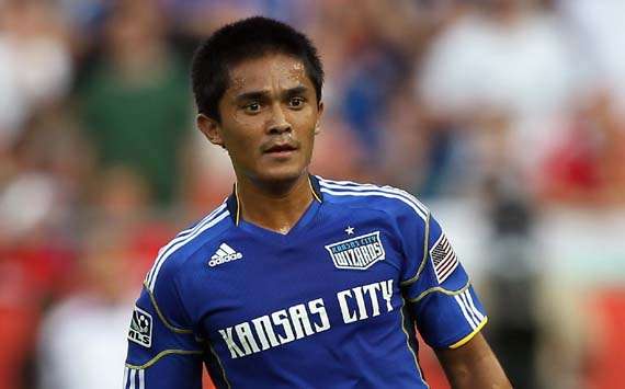 Manchester United vs Kansas City Wizards,Sunil Chhetri(Getty Images)
