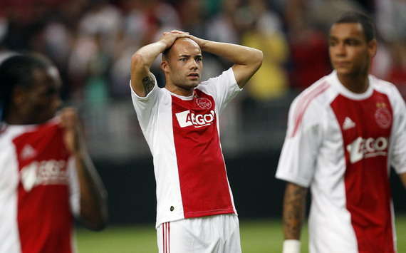 Demy de Zeeuw baalt, Ajax - PAOK (PROSHOTS)