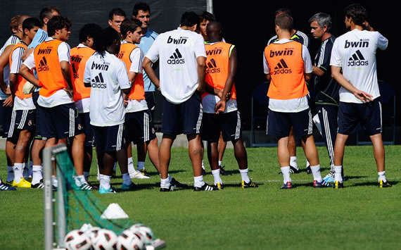 Jose Mourinho, Real Madrid training (Getty Images)