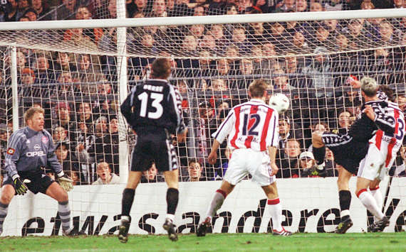 Nico Patschinski machte St. Pauli mit seinem Tor im Februar 2002 gegen den FC Bayern München zum Weltpokalsiegerbesieger (Getty Images)