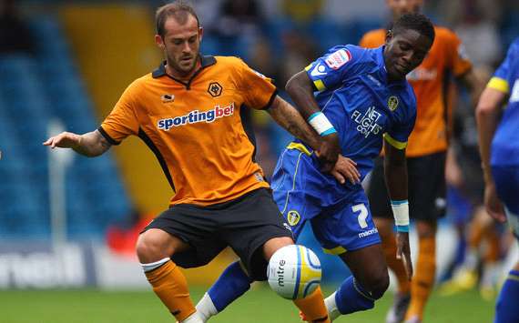 Steven Fletcher - Max Gradel,  Wolverhampton Wanderers  - Leeds United (Getty Images) 