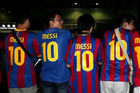 Lionel Messi, Barcelona fans, Beijing (Goal.com)