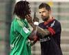 Ligue 1 : Pape Diakhate (AS Saint-Etienne) vs Mateja Kezman (Paris Saint-Germain) - (Panoramic)