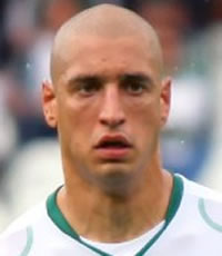 El delantero argentino Ariel Nahuelpan