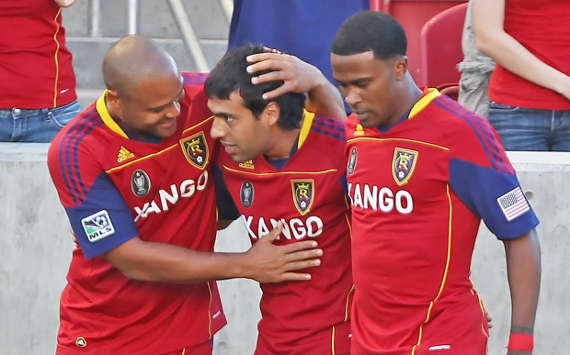 Robbie Russell, Javier Morales, Robbie Findley, Real Salt Lake, MLS (Getty Images)