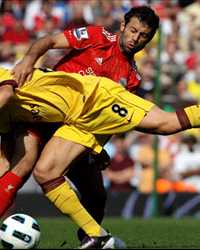 Samir Nasri - Javier Mascherano, Arsenal - Liverpool (Getty Images) 