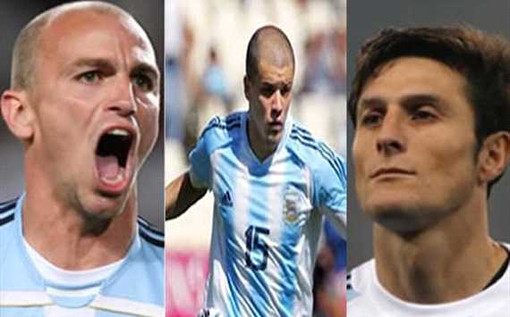 Cambiasso, D' Alessandro y Zanetti