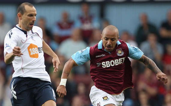West Ham United v Bolton Wanderer, Martin Petrov ,Julien Faubert ,EPL (Getty Images)
