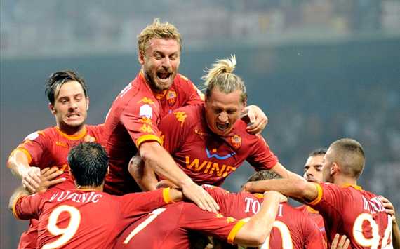 Cassetti, De Rossi, Mexes - Roma - Inter-Roma  (Getty Images)