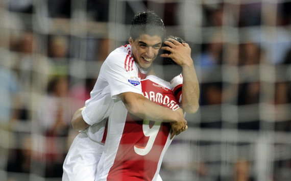 Luis Suarez and Mounir El Hamdaoui, Ajax (PROSHOTS)