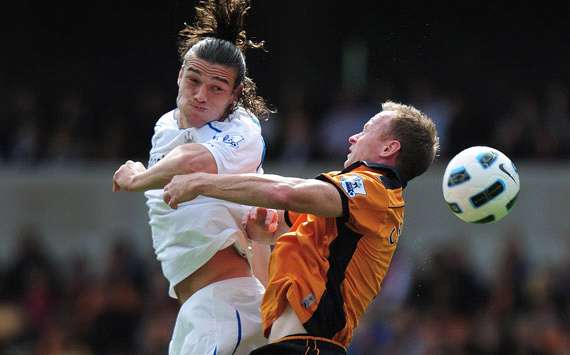 BPL : Andy Carroll - Jody Craddock ,  Wolverhampton Wanderers - Newcastle United (Getty Images) 