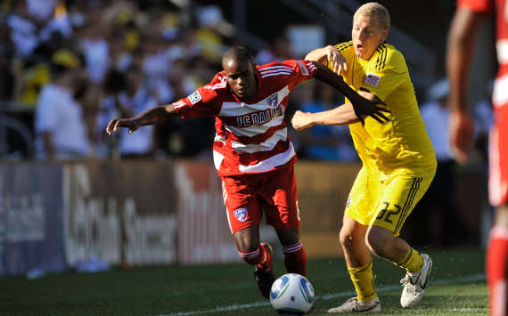 Jackson Goncalves, FC Dallas; Steven Lenhart, Columbus Crew; MLS (Getty Images)