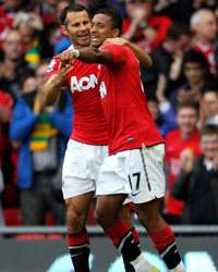 BPL : Nani - Ryan Giggs,  Manchester United - West Ham United (Getty Images) 