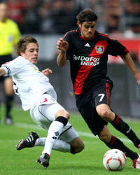 Bundesliga: Bayer Leverkusen - Borussia Moenchengladbach, Herrmann, Barnetta (Getty Images)