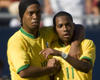 Ronaldinho & Robinho - Brazil (Getty Images) Ronaldinho & Robinho - Brazil (Getty Images)