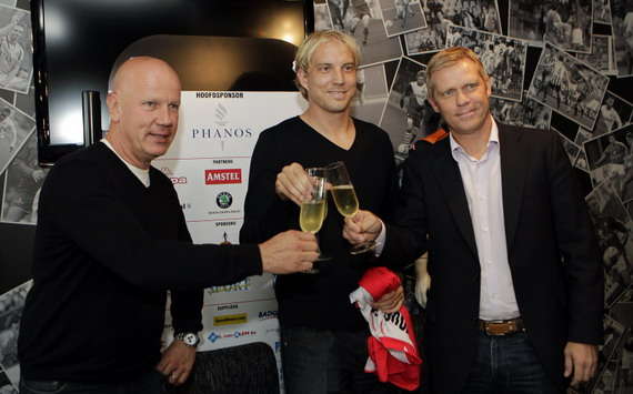 Ton du Chatinier, Frank Demouge en Foeke Booy, FC Utrecht (PROSHOTS)