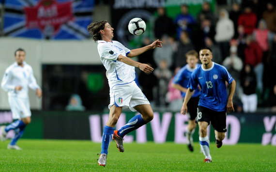 Montolivo in azione durante Estonia-Italia (Getty Images)