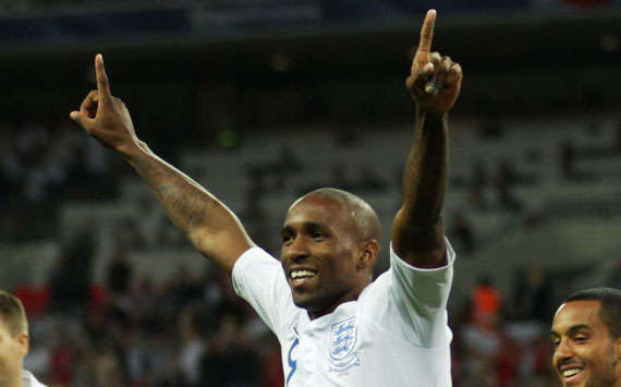 EURO 2012 Qualifier  - England vs Bulgaria, Jermain Defoe(Getty Images)