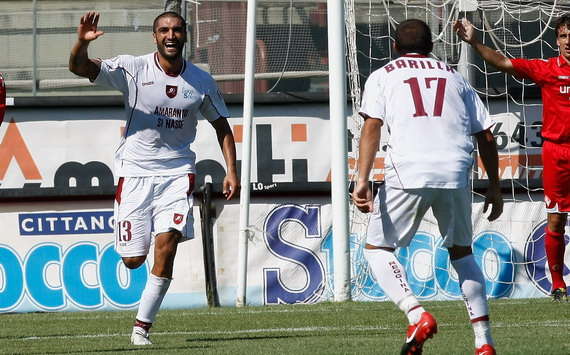 Cosenza e Barillà festeggiano il raddoppio della Reggina sul Piacenza (Getty Images)