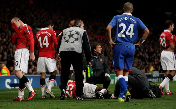 Champions League: Manchester United - Glasgow Rangers, Antonio Valencia, Wayne Rooney (Getty Images)