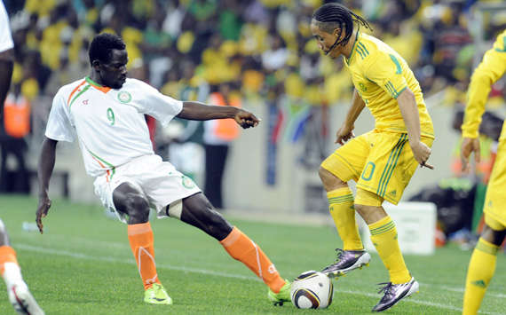 Steven Pienaar in action for South Africa against Niger (Getty Images)