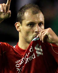 Milan Jovanovic,Liverpool vs Northampton Town,Carling Cup(Getty Images)