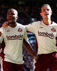 EPL :  Darren Bent - Jordan Henderson ,  Liverpool vs Sunderland (Getty Images)  